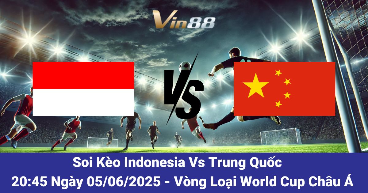 Soi kèo trận đấu giữa Indonesia vs Trung Quốc ngày 05/06/2025