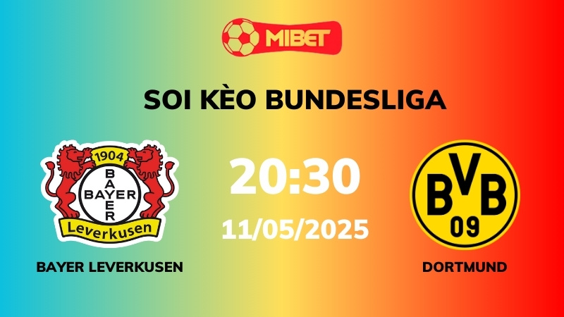Soi kèo Bayer Leverkusen vs Dortmund – 20h30 – 11/05 – Bundesliga