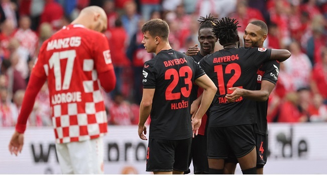 Màn đụng độ Mainz vs Leverkusen