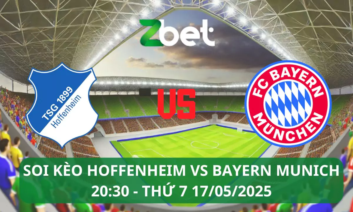 Nhận định soi kèo Hoffenheim vs Bayern Munich, 20h30 17/05/2025 – Bundesliga