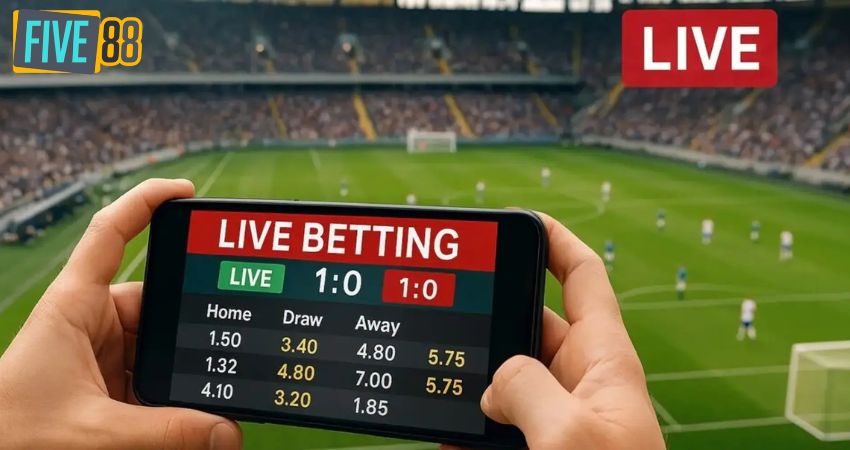 Cược live bóng đá FIVE88 uy tín nhất Việt Nam
