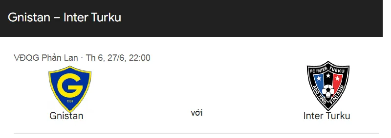 Nhận định trận đấu Gnistan vs Inter Turku uk88