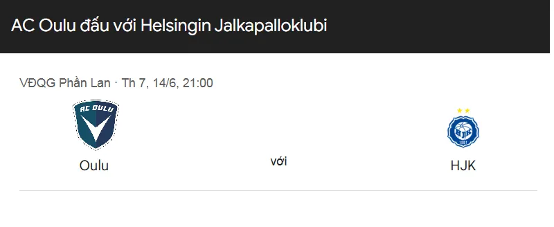 Nhận định trận đấu Oulu vs HJK Helsinki uk88