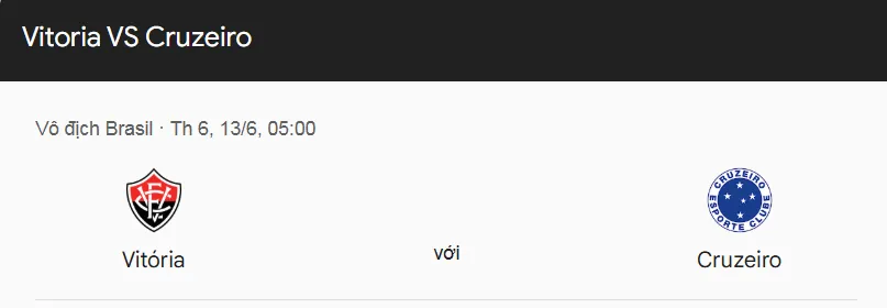 Nhận định trận đấu Vitoria BA vs Cruzeiro MG uk88
