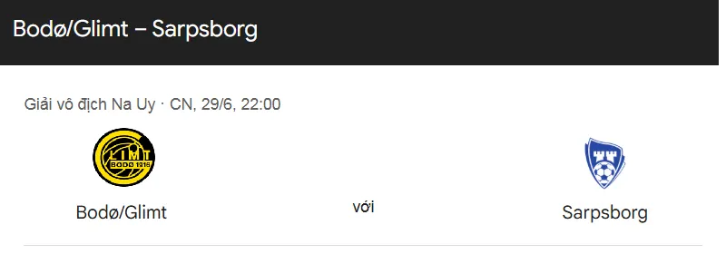 Tip kèo bóng đá trận Bodo Glimt vs Sarpsborg 08 uk88