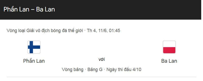 Tip kèo bóng đá trận Finland vs Poland uk88