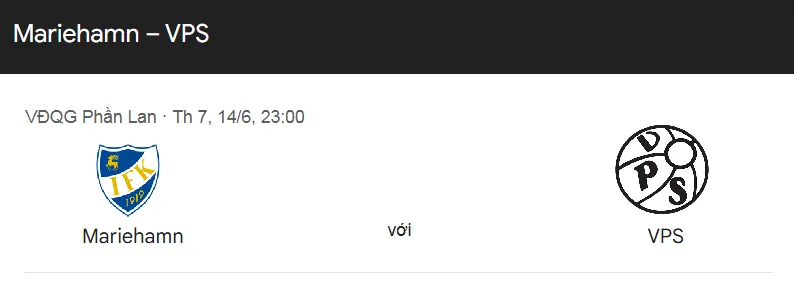 Tip kèo bóng đá trận IFK Mariehamn vs Vaasa VPS uk88