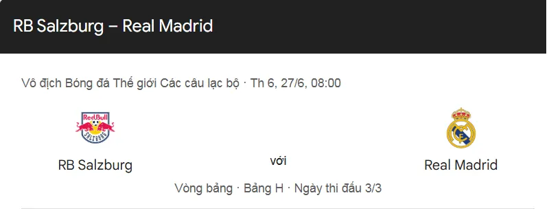 Tip kèo bóng đá trận Red Bull Salzburg vs Real Madrid uk88