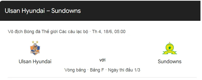 Tip kèo bóng đá trận Ulsan Hyundai vs Mamelodi Sundowns uk88