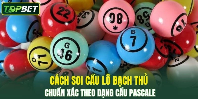 Cách soi cầu lô bạch thủ chuẩn xác theo dạng cầu Pascale