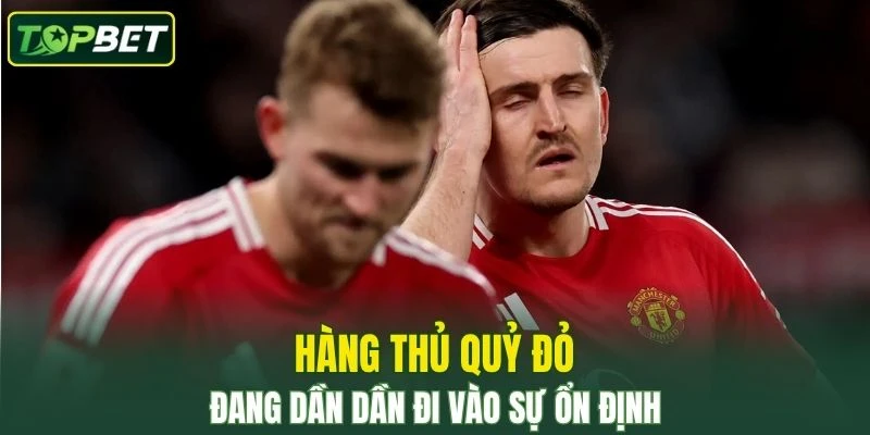 Hàng thủ Quỷ Đỏ đang dần dần đi vào sự ổn định