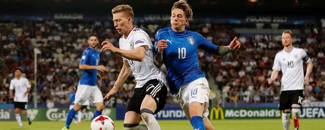 Màn đụng độ U21 Đức vs U21 Ý