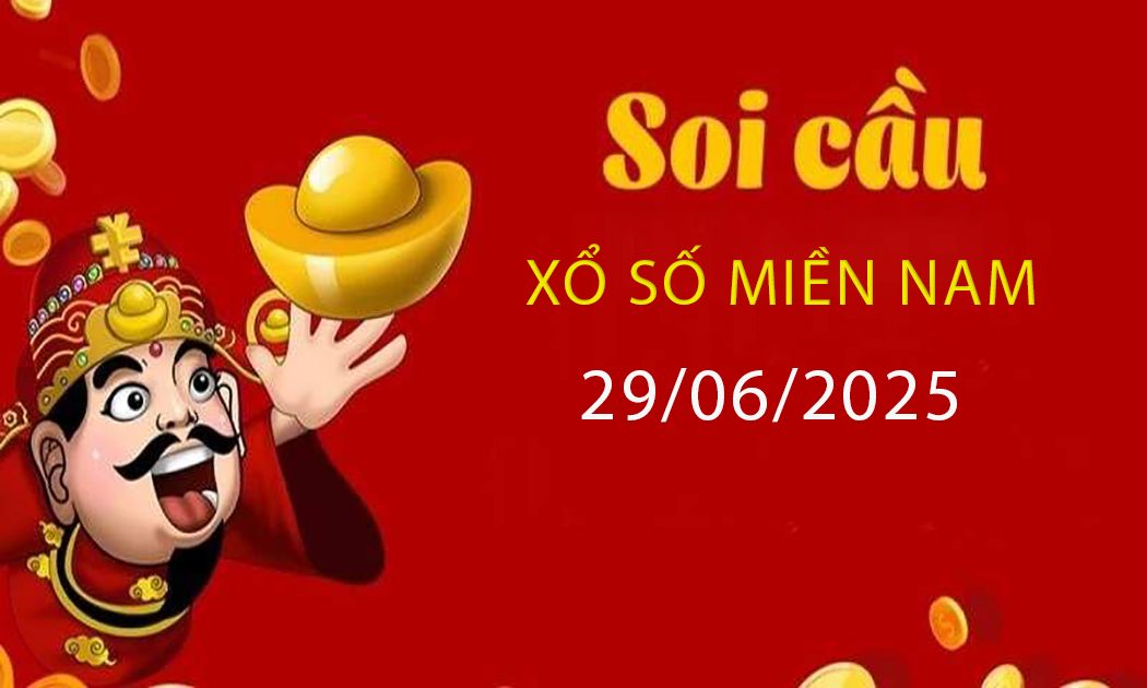 Soi cầu dự đoán kết quả xổ số miền Nam ngày 29/06/2025 (RED88)