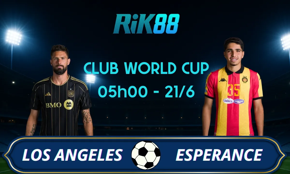 Soi kèo Los Angeles FC vs Esperance de Tunis, 05h00 ngày 21/06/2025 - Club World Cup