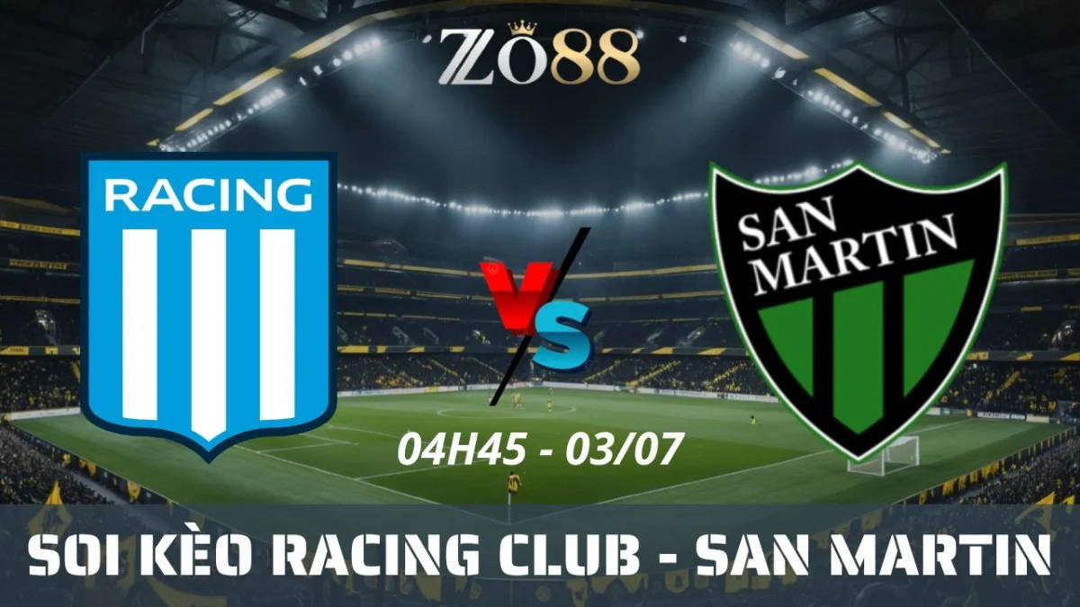 Soi kèo nhà cái Racing Club vs San Martin, 03/07/2025 04h45 Copa Argentina