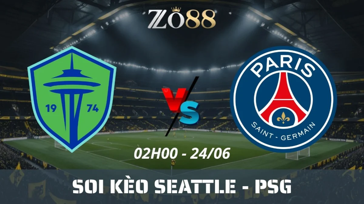 Soi kèo nhà cái Seattle vs PSG, 24/06/2025 02h00 Club World Cup