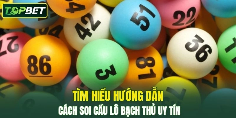 Tìm hiểu hướng dẫn cách soi cầu lô bạch thủ uy tín