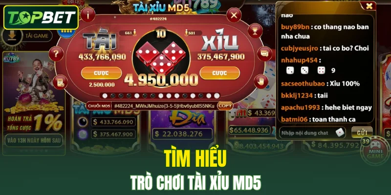Tìm hiểu trò chơi tài xỉu MD5