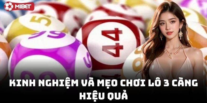 Kinh Nghiệm Chơi Lô 3 Càng chọn nhà cái uy tín