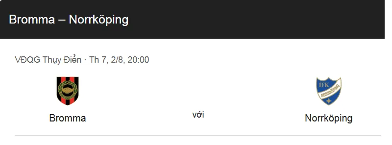 Nhận Định Bóng Đá Brommapojkarna vs Norrkoping uk88