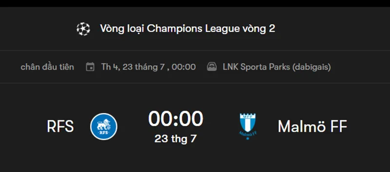 Nhận Định Bóng Đá Rigas Futbola Skola vs Malmo FF uk88