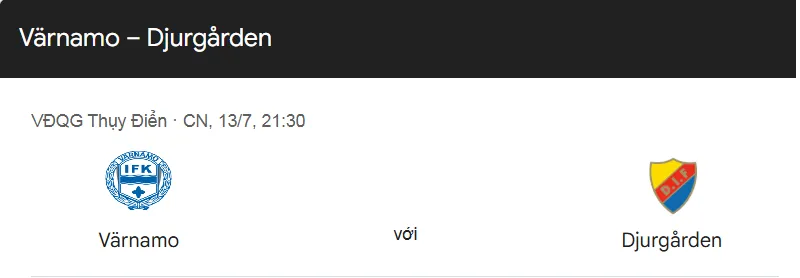 Nhận Định Kèo Bóng Đá IFK Varnamo vs Djurgarden uk88