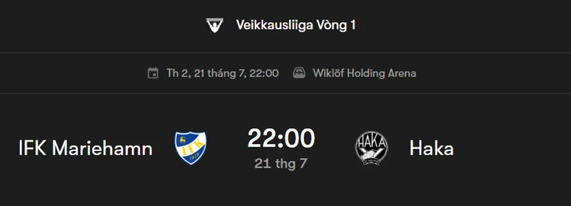 Nhận Định Trận Đấu IFK Mariehamn vs Haka uk88