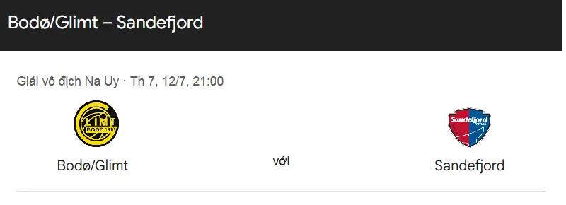 Nhận định bóng đá Bodo Glimt vs Sandefjord uk88