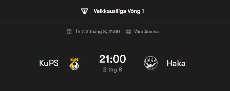 Nhận định bóng đá KuPS vs Haka uk88