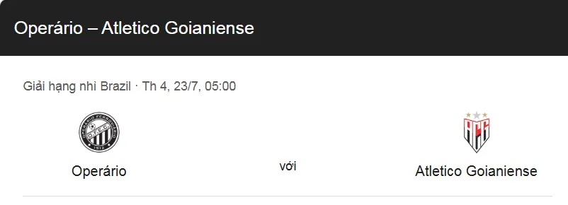 Nhận định bóng đá Operario PR vs Atletico Goianiense uk88