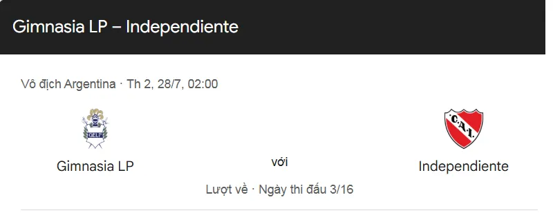 Nhận định bóng đá chi tiết Gimnasia LP vs CA Independiente – Liga Profesional Clausura 2025 uk88
