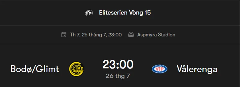 Nhận định trận đấu Bodo Glimt vs Valerenga uk88