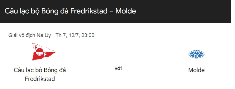 Nhận định trân đấu Fredrikstad vs Molde uk88