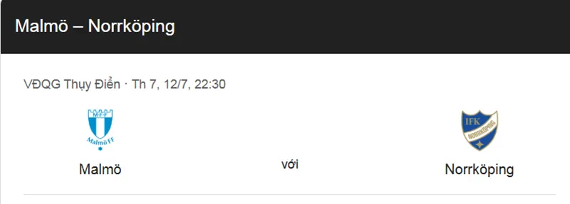 Nhận định trận đấu Malmo FF vs IFK Norrkoping uk88