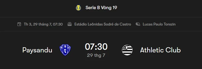 Phân tích trận đấu và tips cho trận Paysandu PA vs Athletic Club uk88
