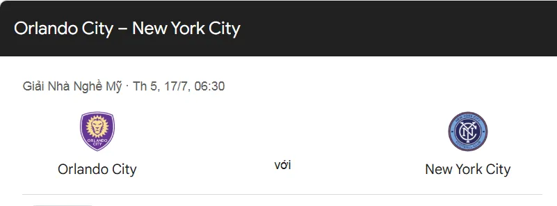 Tip Kèo Bóng Đá Orlando City vs New York City FC uk88