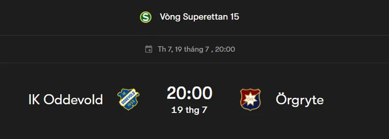 Tip kèo bóng đá trận IK Oddevold vs Orgryte IS uk88