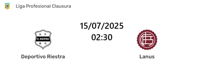Tips Bóng Đá Deportivo Riestra vs Lanus uk88