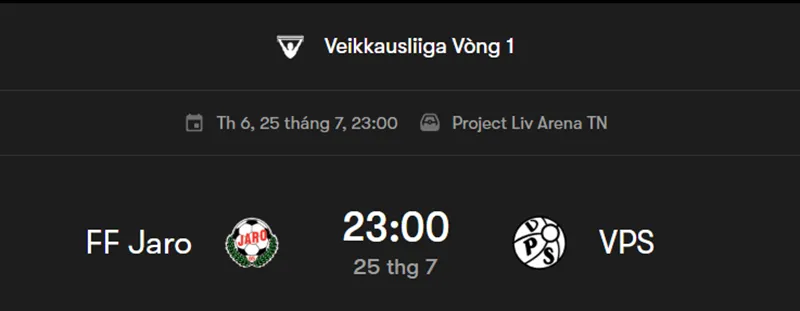 Tips Bóng Đá Nhận Định, Phân Tích & Dự Đoán Trận FF Jaro vs Vaasa VPS uk88