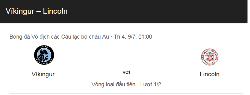 Tips Nhận Định Bóng Đá Víkingur Gota vs Lincoln Red Imps uk88