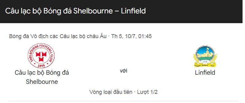 Tips Nhận định trận đấu Shelbourne vs Linfield uk88