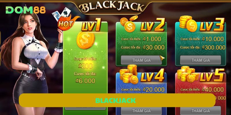 Hướng Dẫn Chơi Blackjack DOM88 Chi Tiết Từ A Đến Z