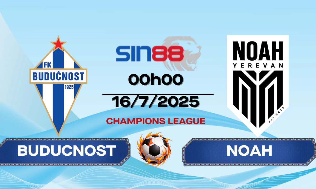 Nhận định bóng đá Buducnost - Noah 02h00 ngày 16/07/2025 - Champions League(Kate)