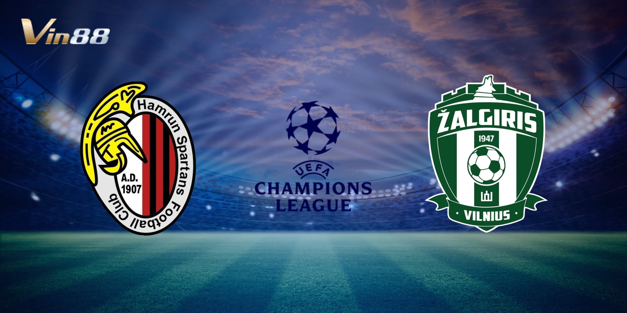 Cập nhật thông tin trận đấu giữa Hamrun Spartans vs Žalgiris