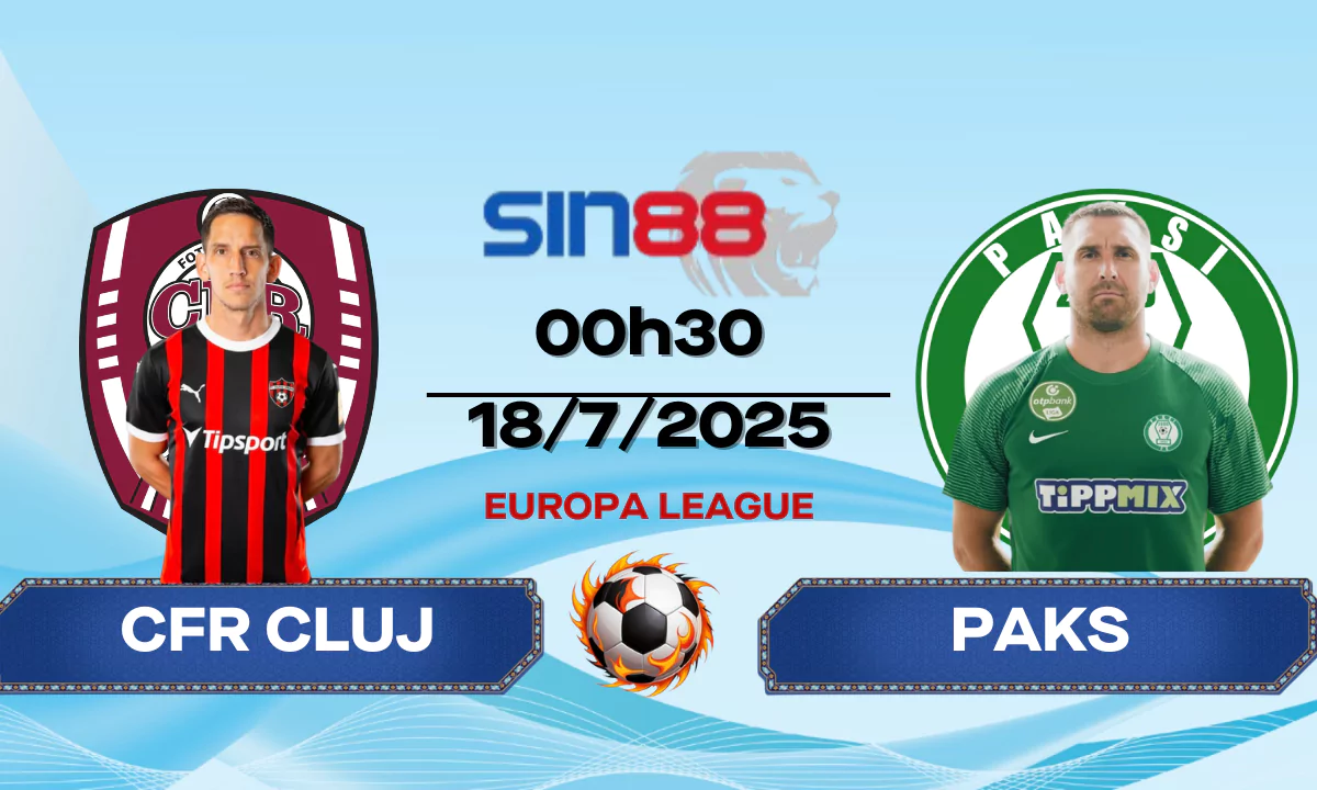 Nhận định bóng đá CFR Cluj - Paks 00h30 ngày 18/07/2025 - Europa League (Kate)