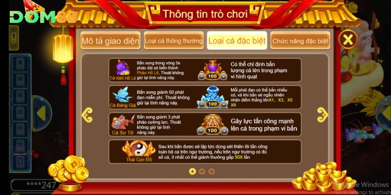 Chọn lựa vũ khí là cách để thu được món hời trong 3 Gods Fishing