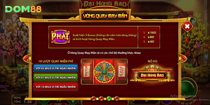 Cơ chế Vòng Quay May Mắn với phần thưởng khủng