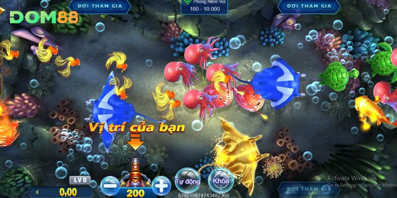 Giao diện trò chơi Royal Fishing