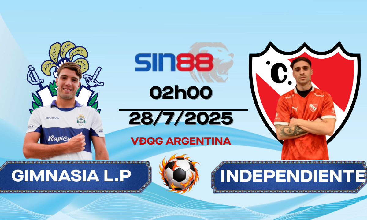 Nhận định bóng đá Gimnasia L.P - Independiente 02h00 ngày 28/07/2025 - VĐQG Argentina (Kate)