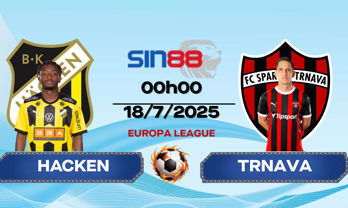 Nhận định bóng đá Hacken - Trnava 00h00 ngày 18/07/2025 - Europa League (Kate)